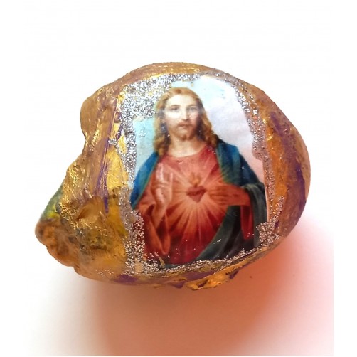 Jezus Kristus, kamen sreče, 5 x 4 x 3 cm