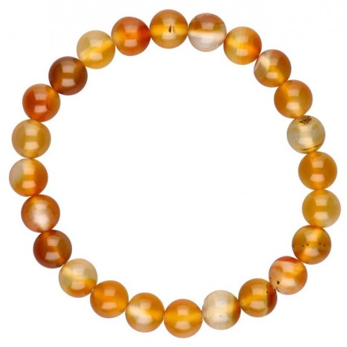 Karneol, zapestnica, 8 mm