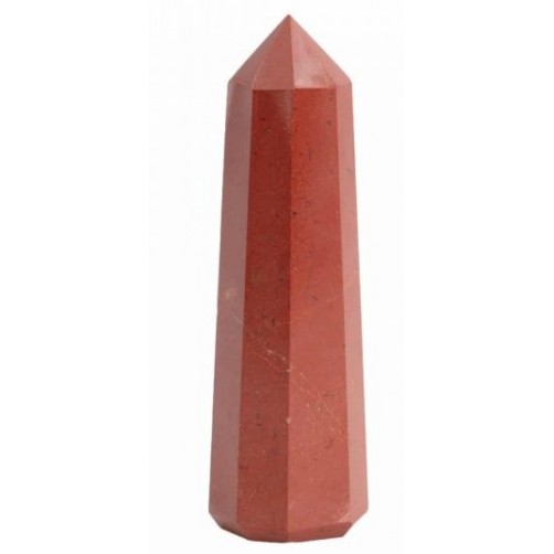 Rdeči jaspis, obelisk, 10 cm
