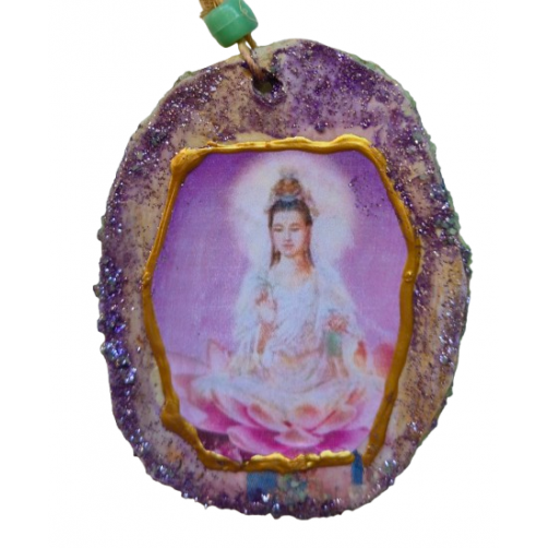 Kuan Yin, božanska milina, 8 x 6 cm