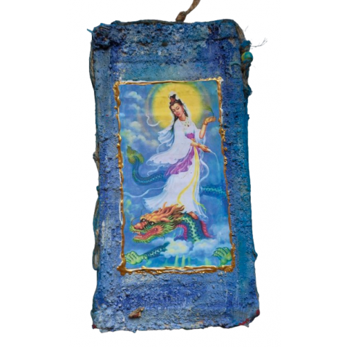 Kuan Yin z zmajem, 24 x 11 cm