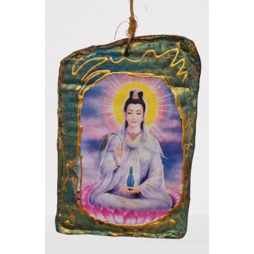 Kuan Yin, nežna moč sočutja in miru, 17 x 12 cm
