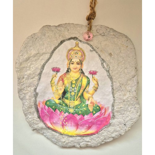 Lakshmi, indijska boginja, lovilec sreče, 14 x 12 cm