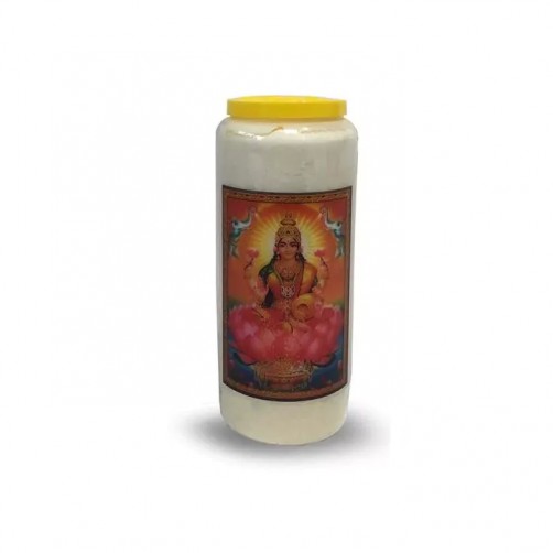 Obredna sveča  za bogastvo Lakshmi 18 x 6 cm