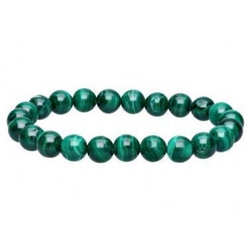 Malahit, zapestnica, 8 mm