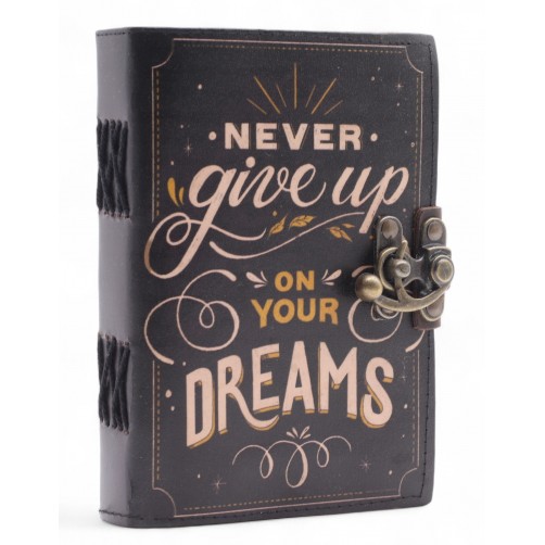 Ročno narejen zvezek, Nikoli ne obupaj nad svojimi sanjami
