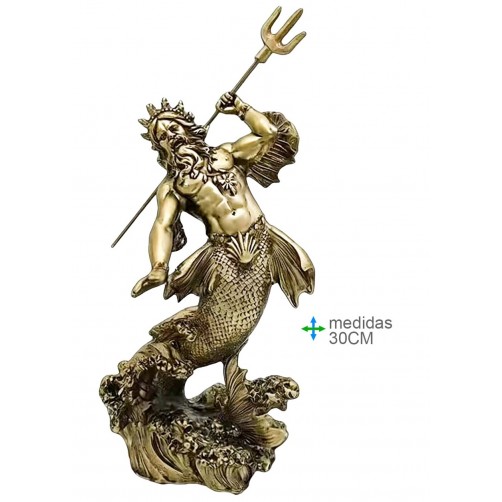 Neptun, Pozejdon, kipec, 30 cm