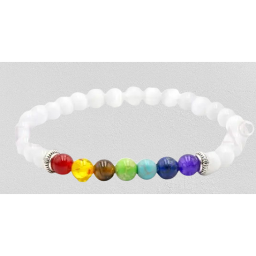 Selenit, zapestnica, 7 čaker. 6 mm