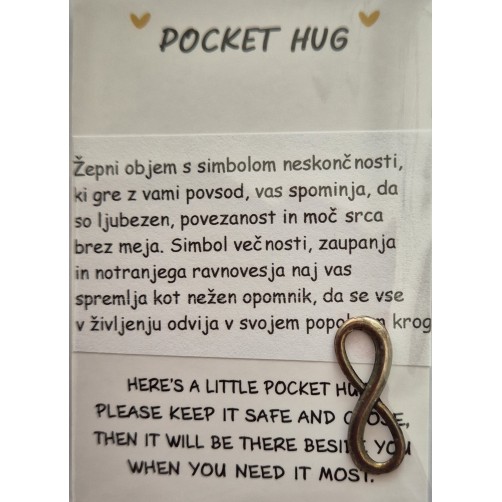 Simbol neskončnosti, inspiracijska kartica z osmico