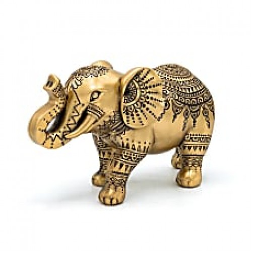 Slonček sreče, gold kipec