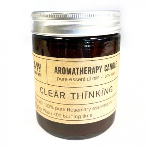 Rožmarin -Naravna aromaterapijska dišeča sojina sveča Clear thinking - jasno razmišljanje