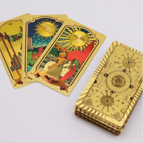 Golden tarot, karte za tarot