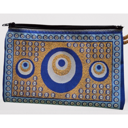 Orientalski talisman, žepna torbica s turškim očesom