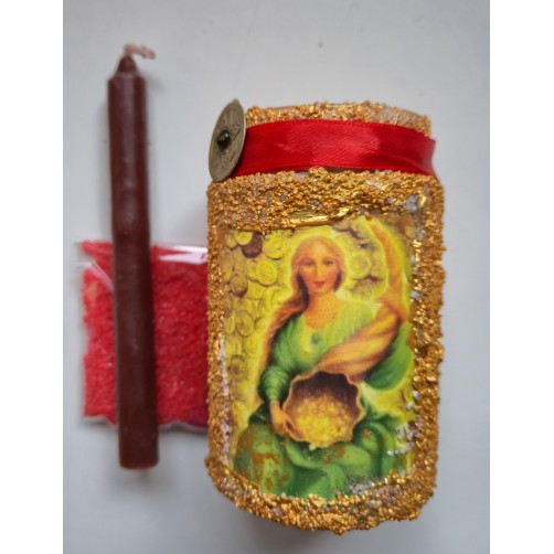 Vrelec denarne sreče, ritual za trajno blaginjo z rjavo svečo