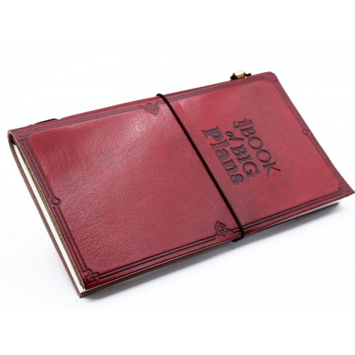 Ročno izdelan usnjen dnevnik, Majhna knjiga velikih načrtov