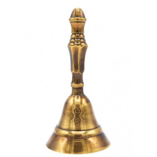 Zvonček za rituale Trojna boginja, 13 x 6 cm